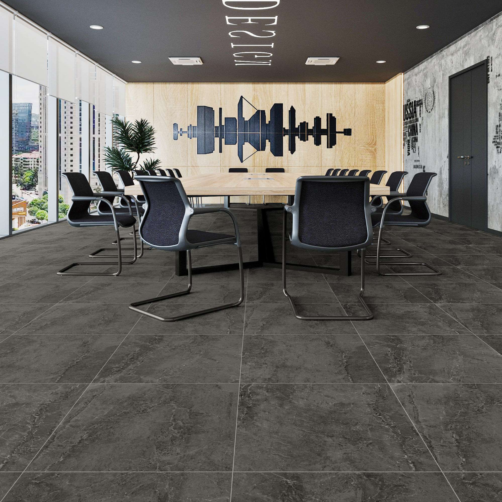 Gạch CALIDO 60x60 Matt phun bảo vệ hiệu ứng 3D 22.C.660.3195 - Ảnh 3