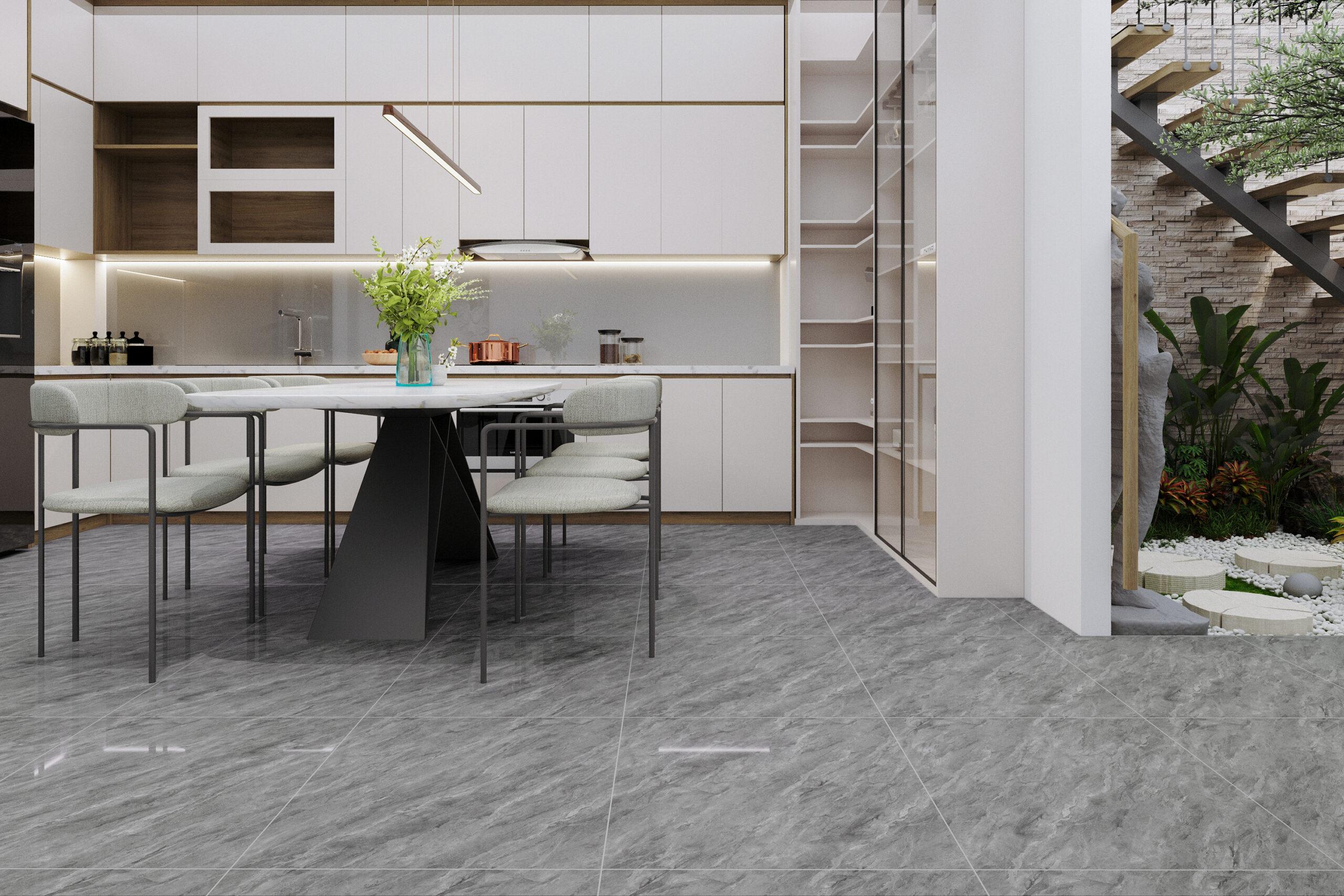 Gạch CALIDO 60x60 Mài bóng 22.C.660.5614