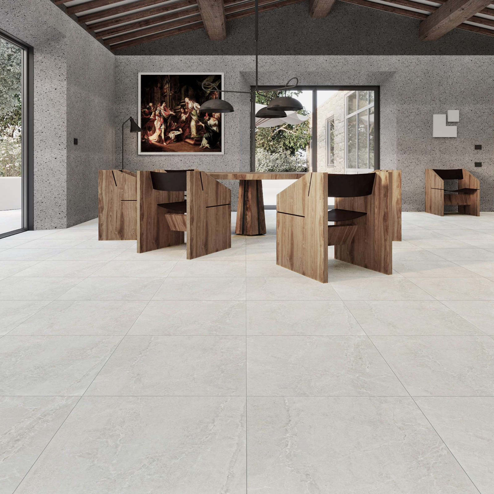 Gạch CALIDO 60x60 Matt phun bảo vệ hiệu ứng 3D 22.C.660.3194